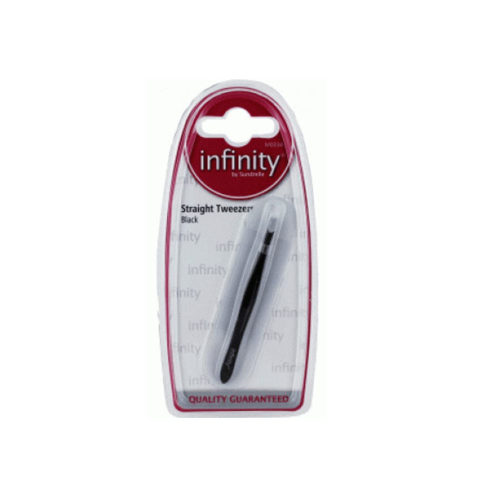 Infinity Black Tweezer Straight