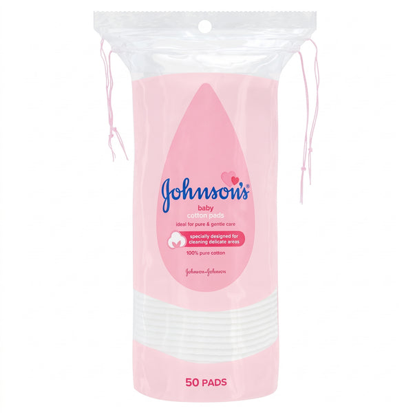 Johnson & Johnson J&J Cotton Pads 50Pk
