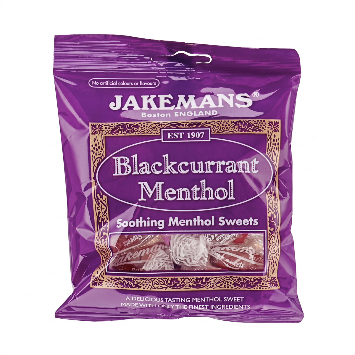 Jakemans 100G Bag Blackcurrant & Menthol