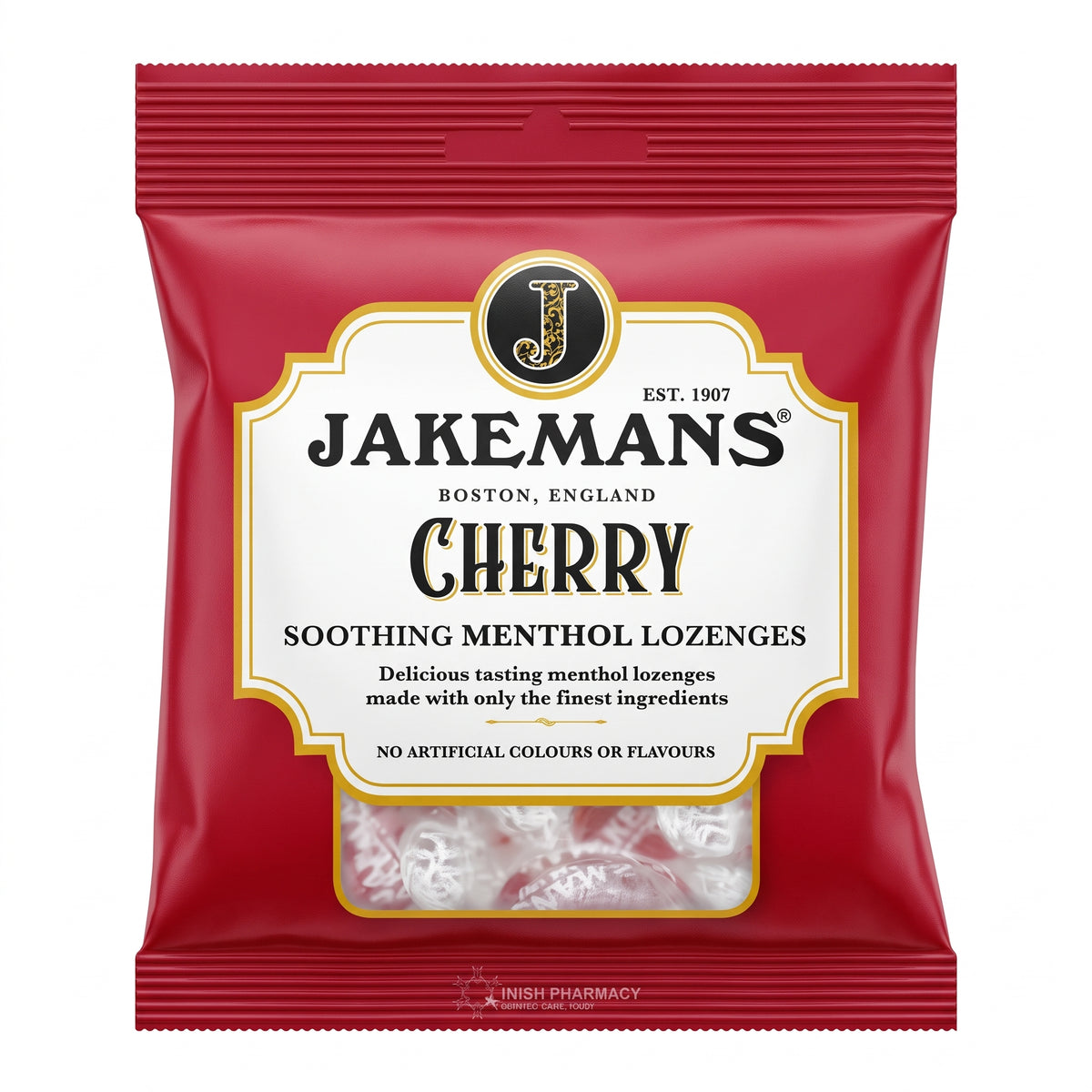 Jakemans Cherry Soothing Menthol Lozenges 73G
