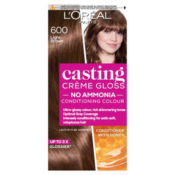 Loreal L'oreal Paris Casting Creme Gloss Semi-Permanent Hair Dye, Light Brown 600