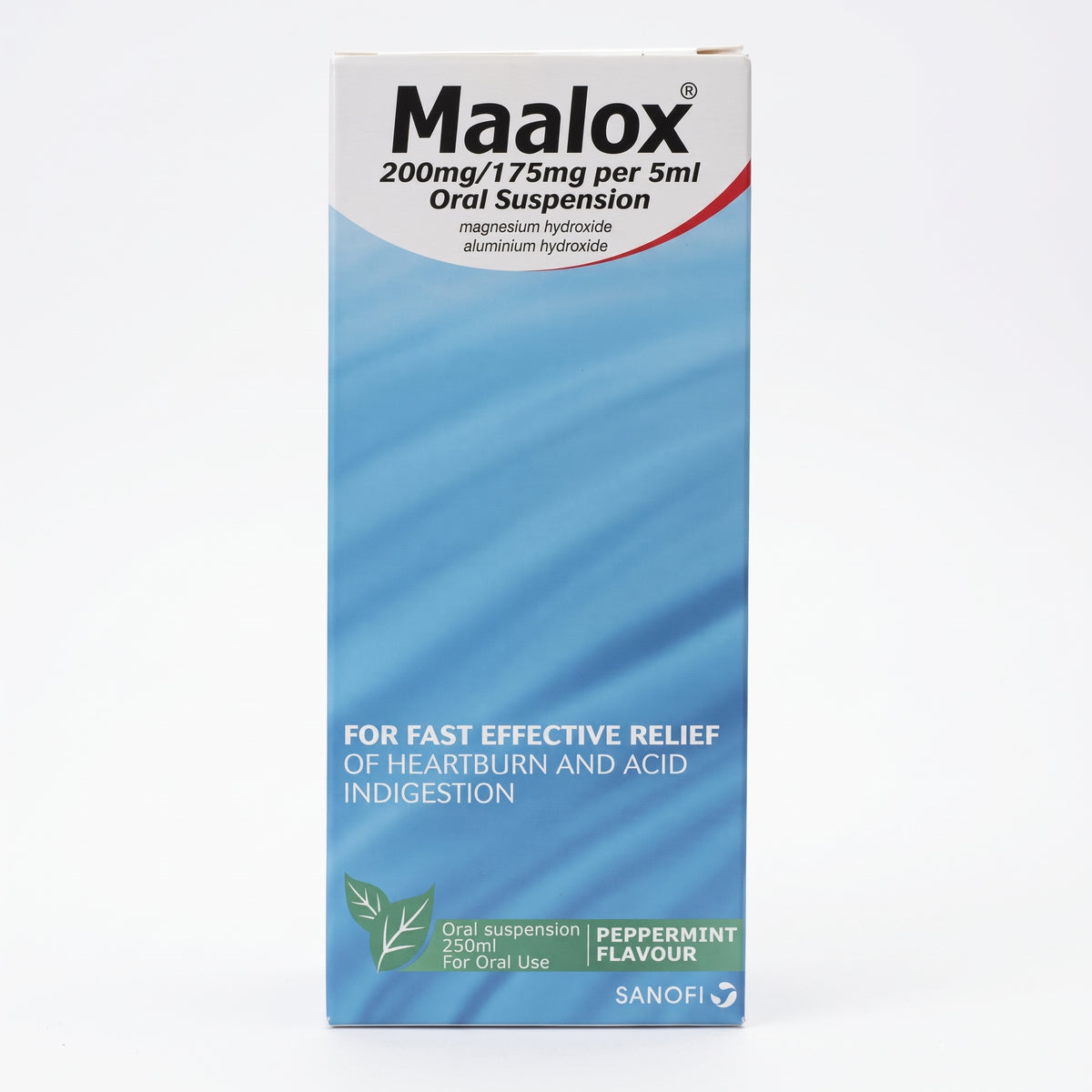 Maalox Oral Suspension 250Ml Peppermint