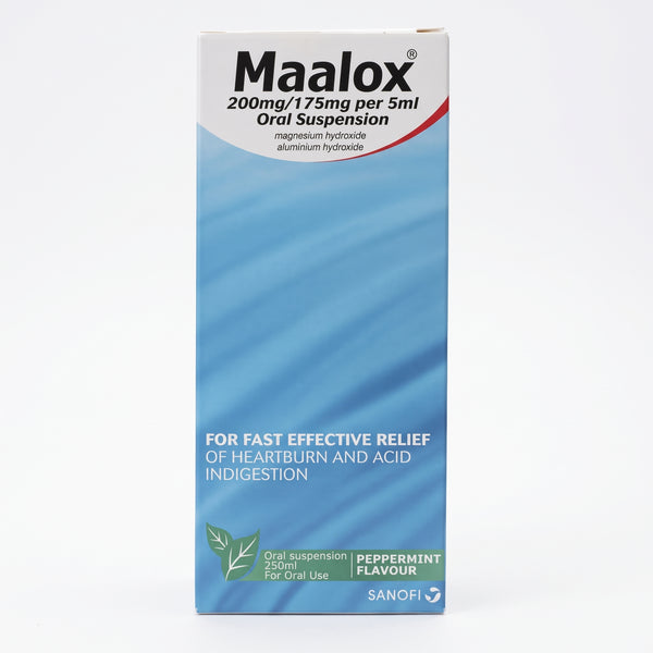 Maalox Oral Suspension 250Ml Peppermint