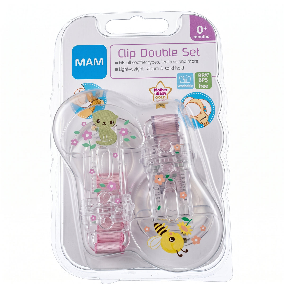 Mam Clip Double Set 0+Months