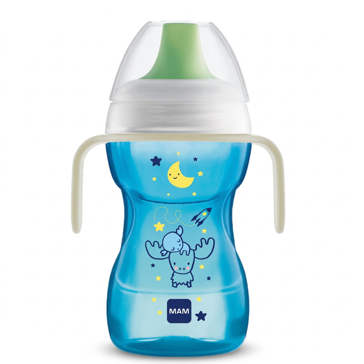 Baby Mam Fun To Drink Cup Night 8+Months Blue