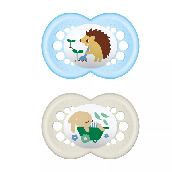 Mam Original 6+ Months (Blue/White)