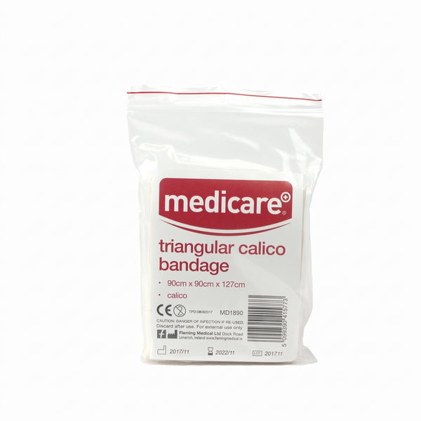 Medicare Calico Triangular Bandage 96 X 96 X 135Cm