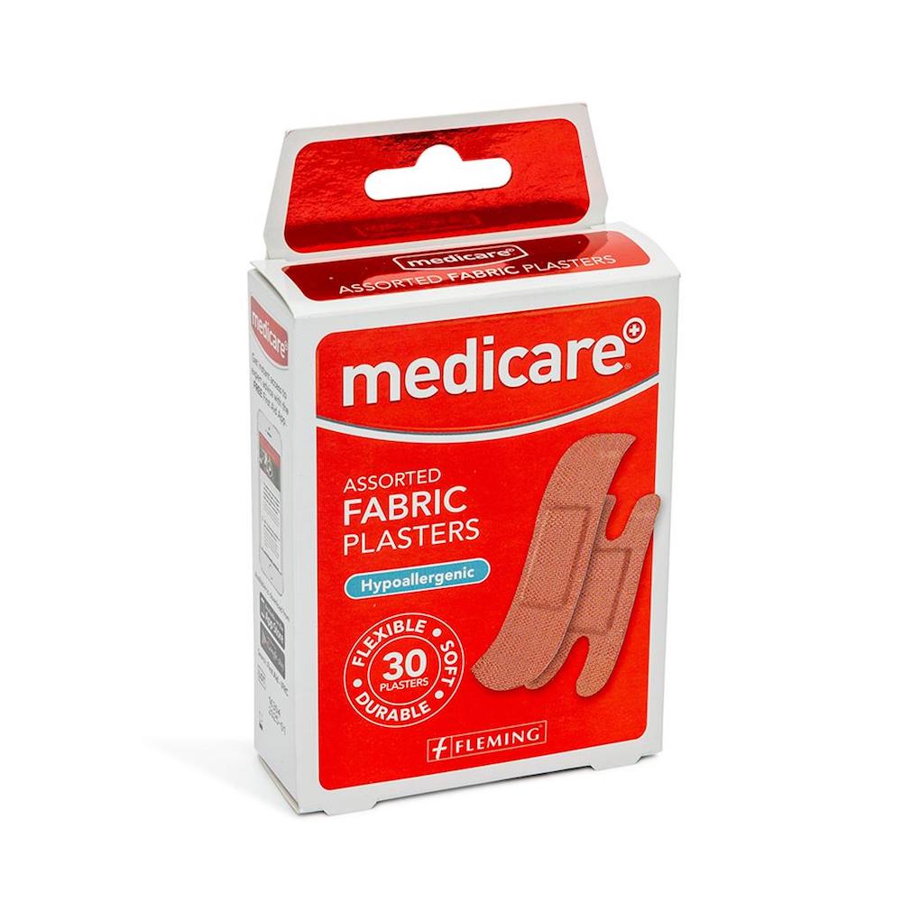 Medicare Fabric Assorted Plasters 30Pk