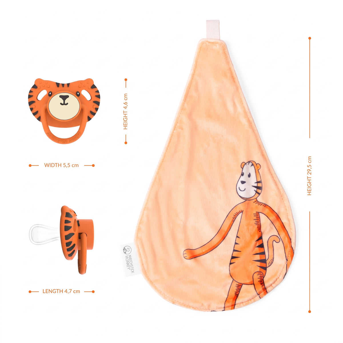 Baby Mm Teddy Tiger Teething Soother & Comforter