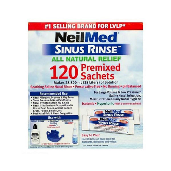 Neilmed Sinus Rinse Original Refill 120Pk