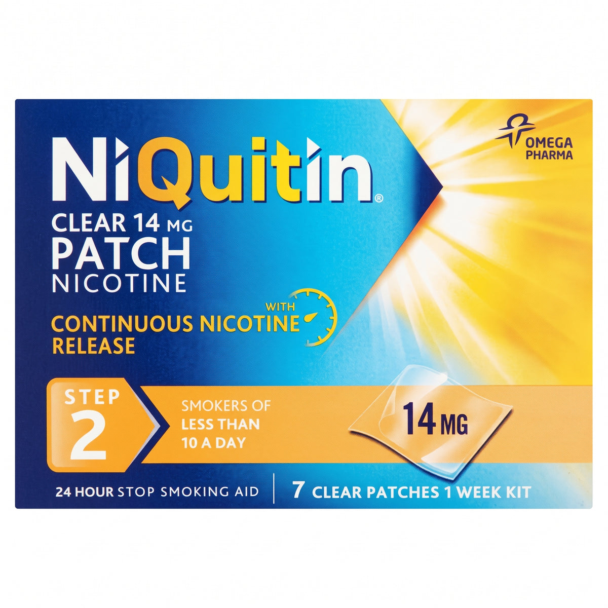 Niquitin Clear Step 2 14Mg Patch 7Pk