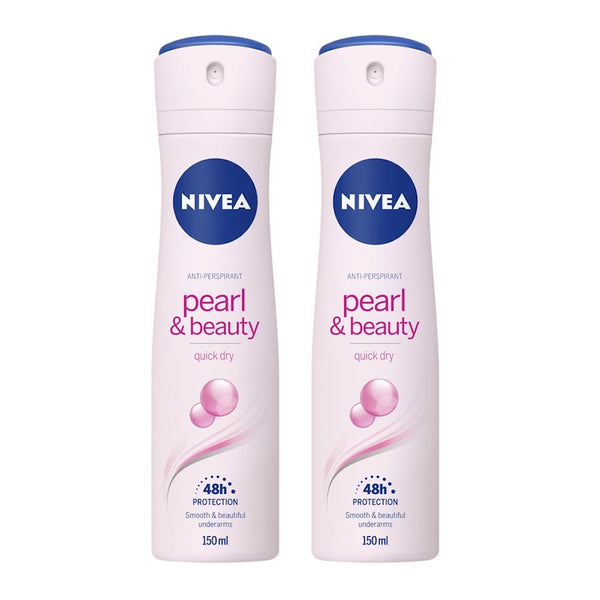Nivea Deo 150Ml 2Pk Pearl & Beauty