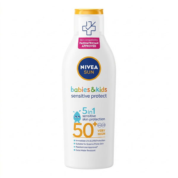Nivea Sun Babies & Kids Sensitive Protect Spf 50+ Water Resistant Lotion 200Ml