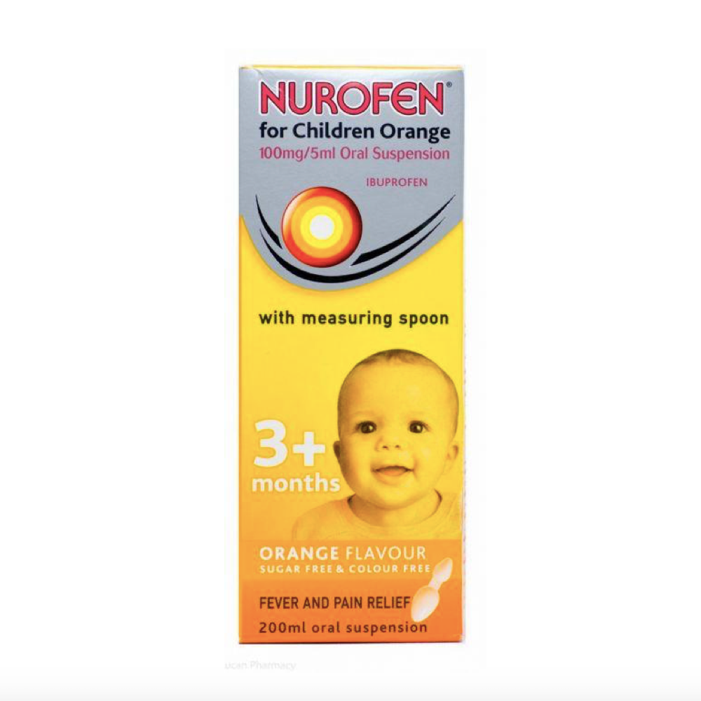 Nurofen Child Orange Oral Suspension W/Spoon 200Ml