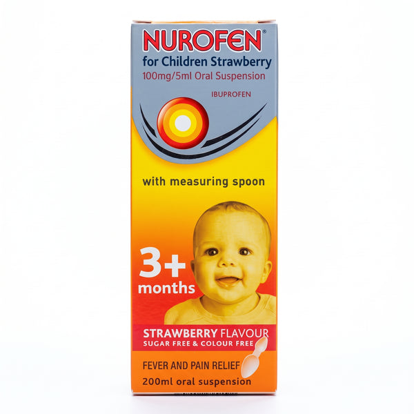 Nurofen Child Strawberry Oral Suspension W/Spoon 200Ml