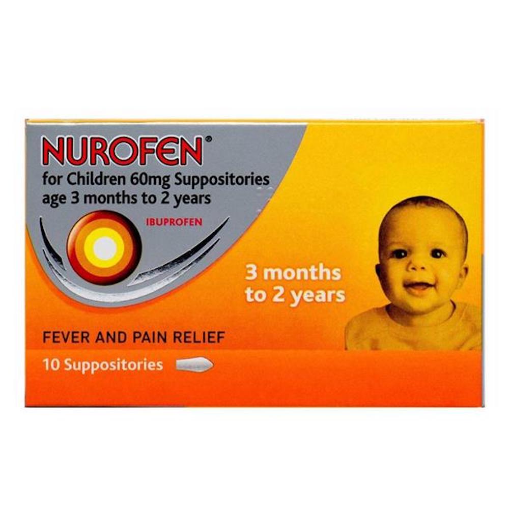 Nurofen Child Suppositories 60Mg 10Pk