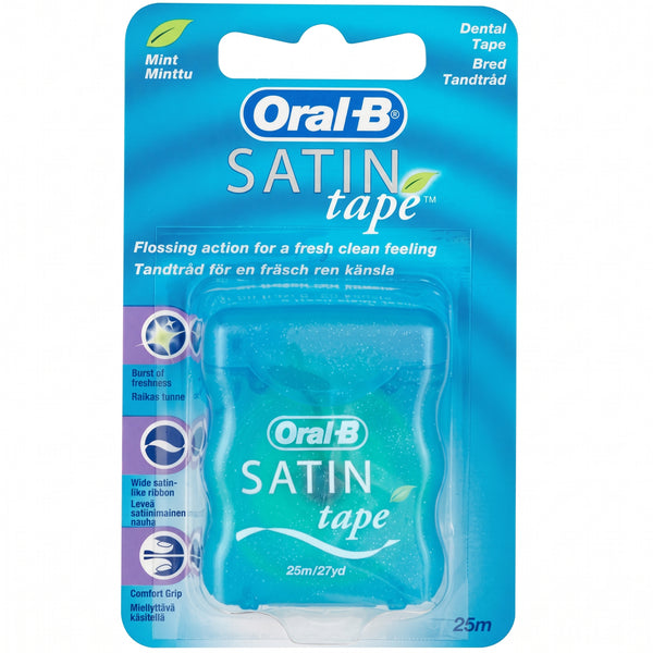 Oral B Satin Tape Mint 25M Floss