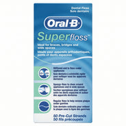 Oral B Superfloss Strands Pre Cut 50Pk