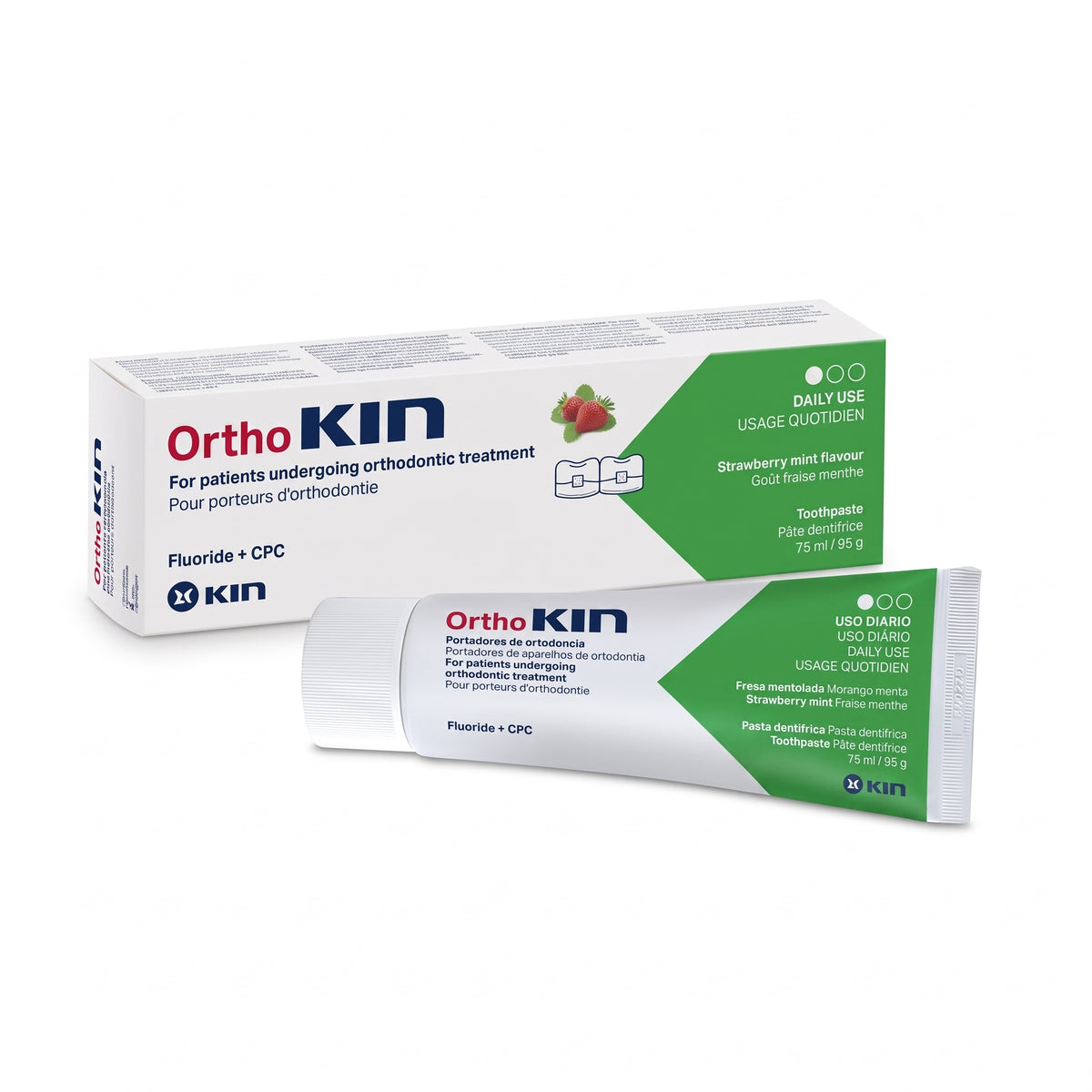 Orthokin Toothpaste Strawberry Mint Flavour 75Ml
