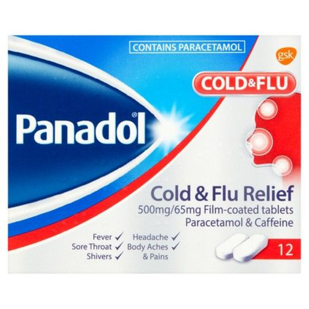 Panadol C&F Relief Tabs 12Pk