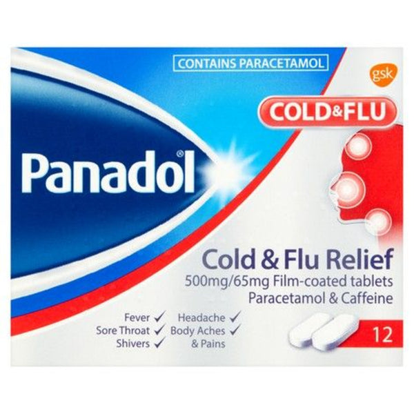 Panadol C&F Relief Tabs 12Pk