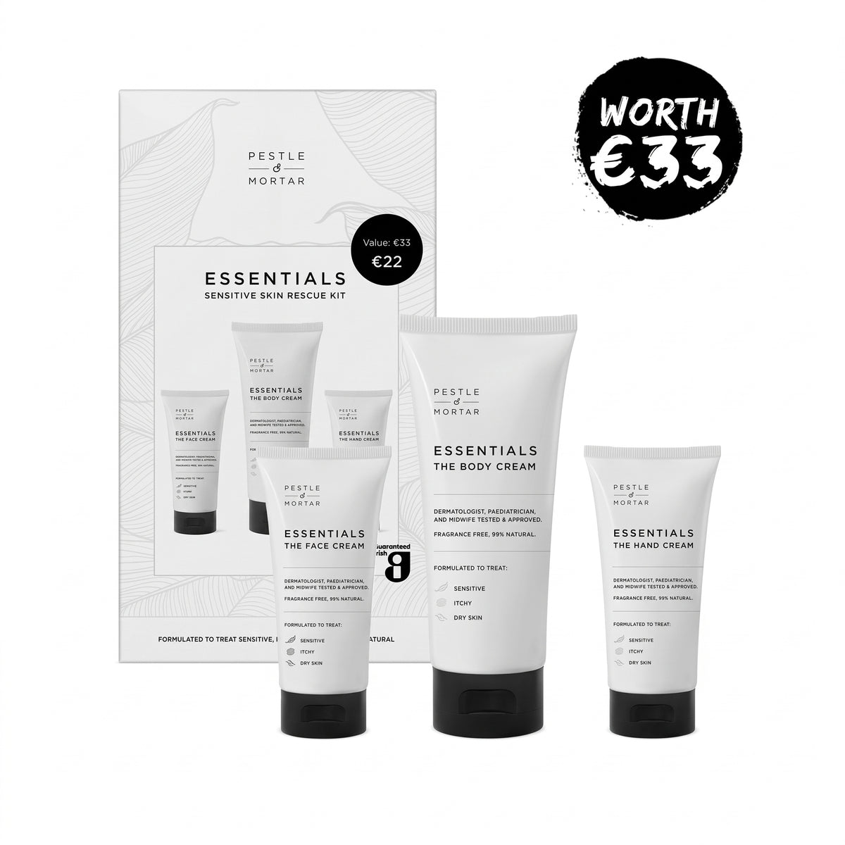 Pestle & Mortar Essentials Sensitive Skin Rescue Kit