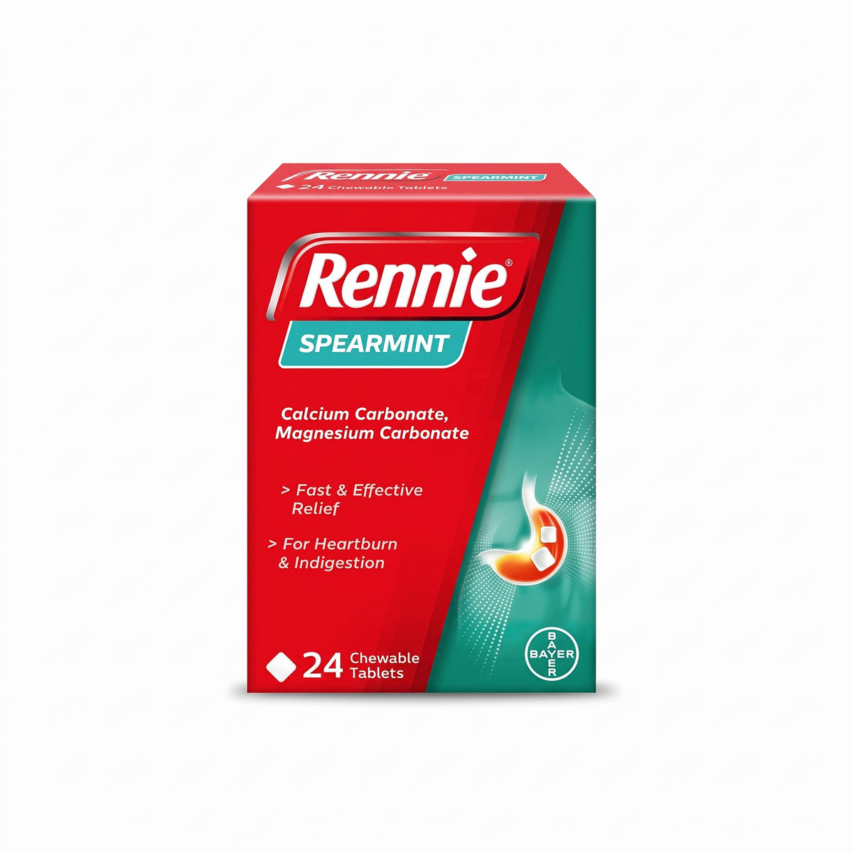 Rennie Spearmint 24Pk
