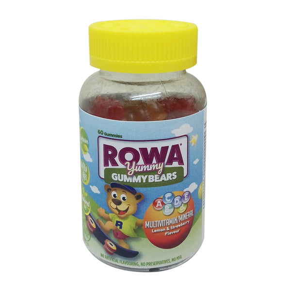 Rowa Yummy Gummy Bears 60Pk