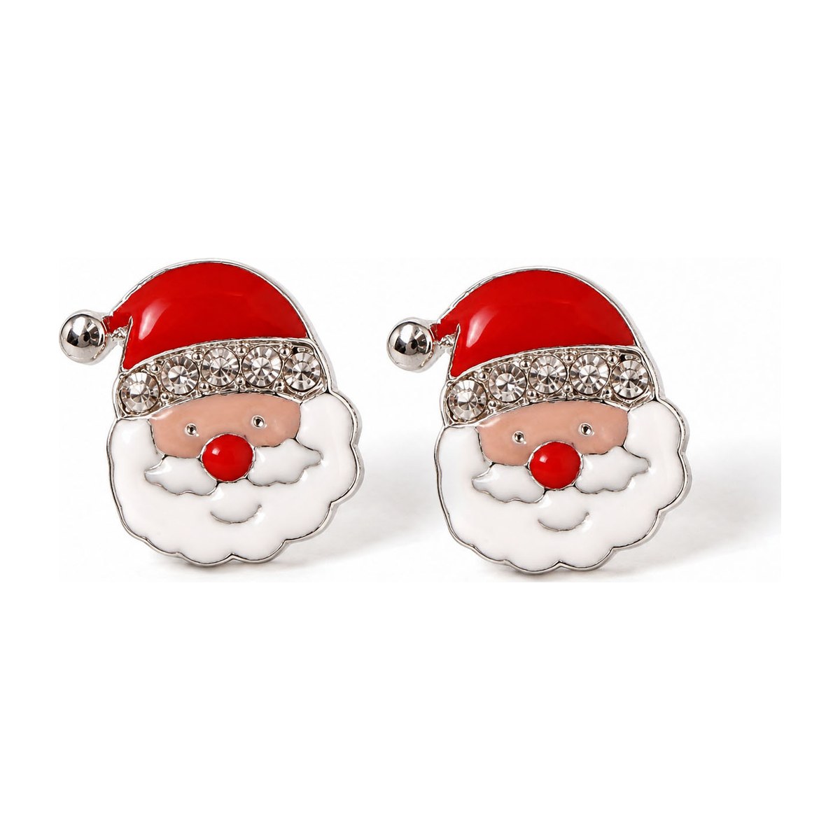 Santa Face Stud Earrings