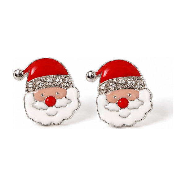 Santa Face Stud Earrings