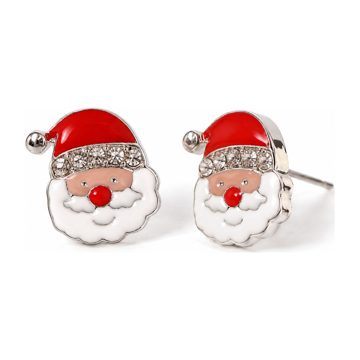Santa Face Stud Earrings