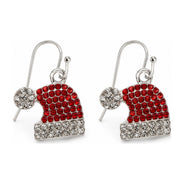Santa Hat Drop Earrings