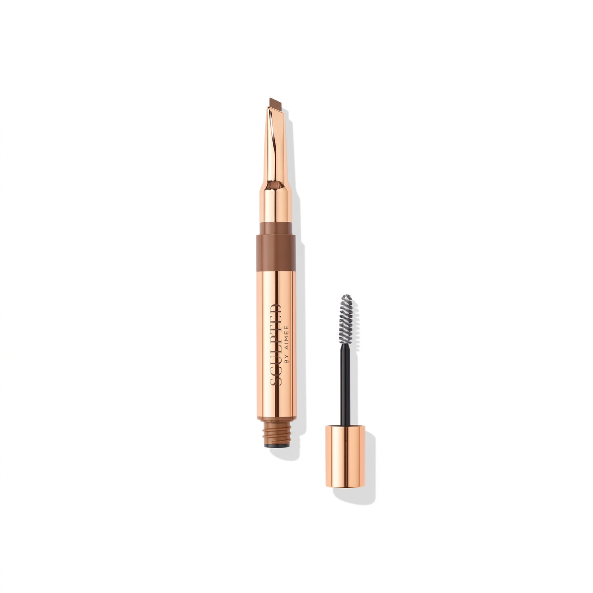 Sculpted By Aimee Shape & Set Brow Pencil & Fixing Gel (Medium Brown)