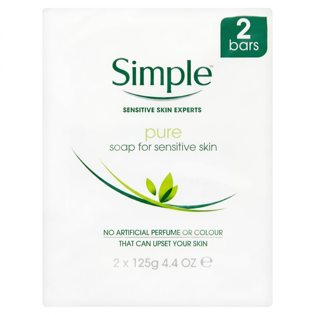 Simple Soap Pure 125G 2Pk