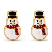 Snowman Stud Earrings