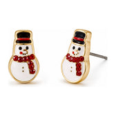 Snowman Stud Earrings
