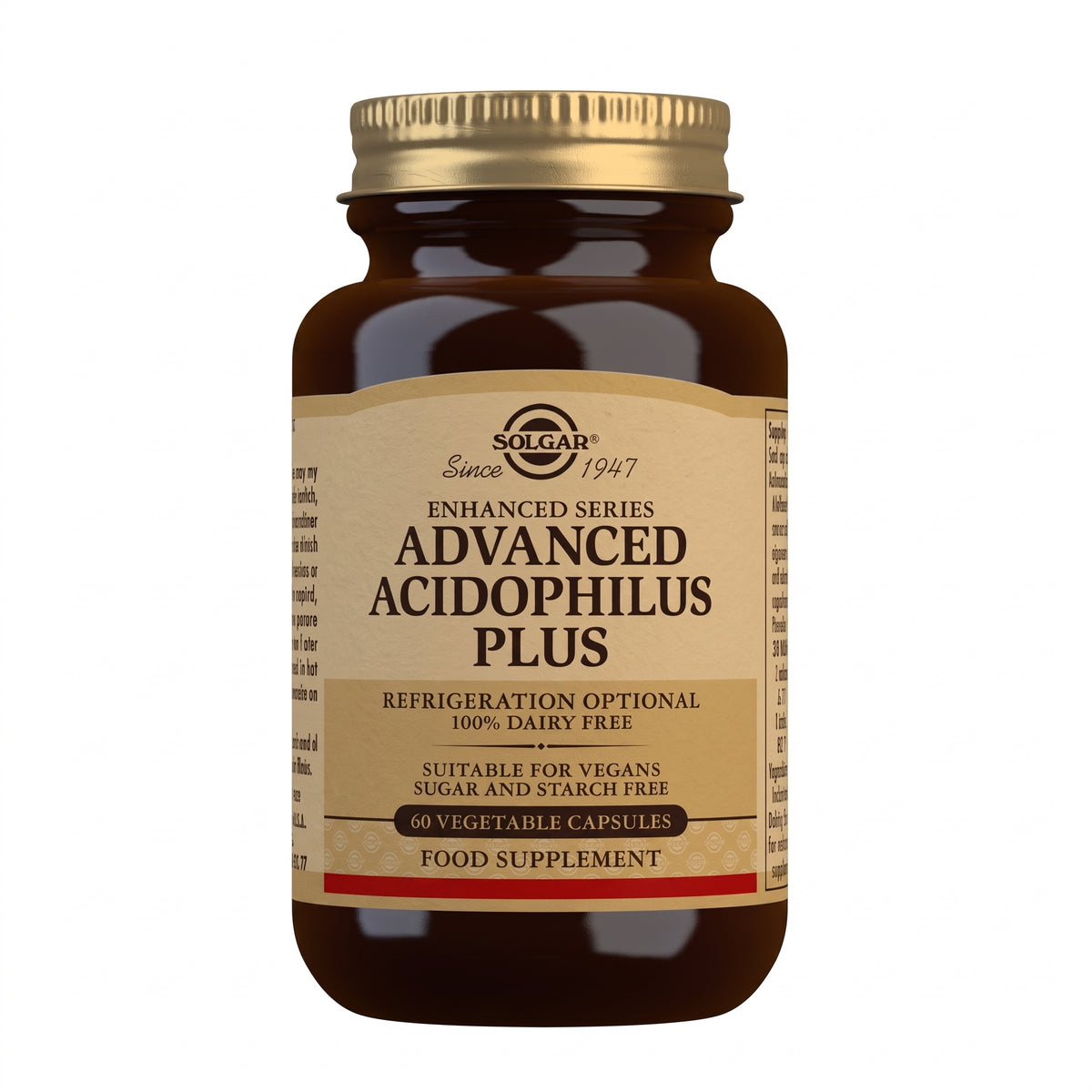 Solgar Advanced Acidophilus Plus 60 Tabs