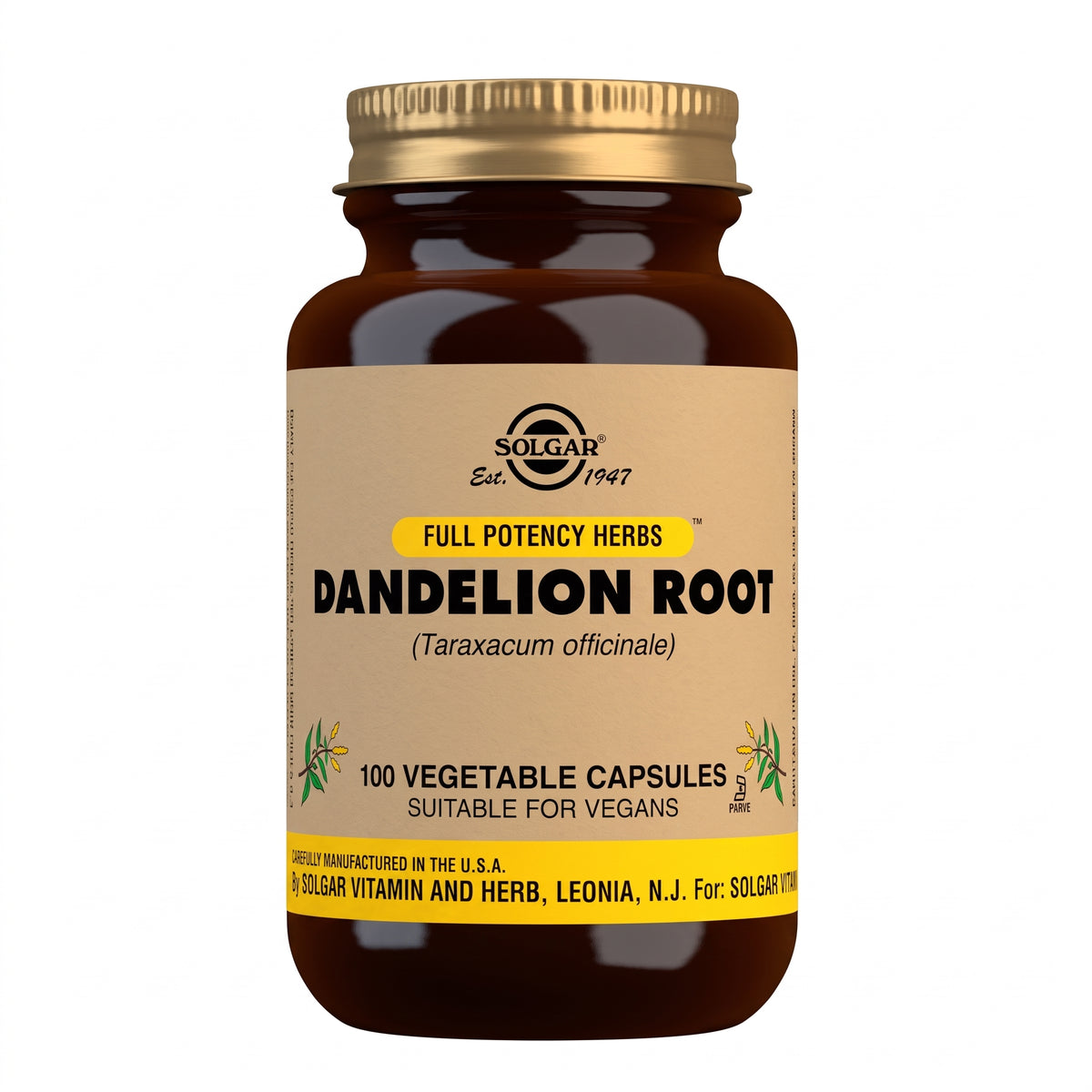 Solgar Dandelion 520Mg Caps 100S