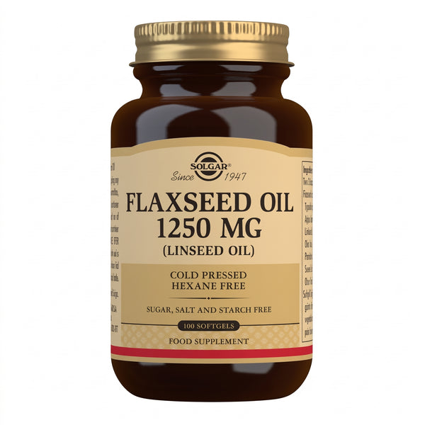 Solgar Flaxseed 1250Mg Capsules 100Pk