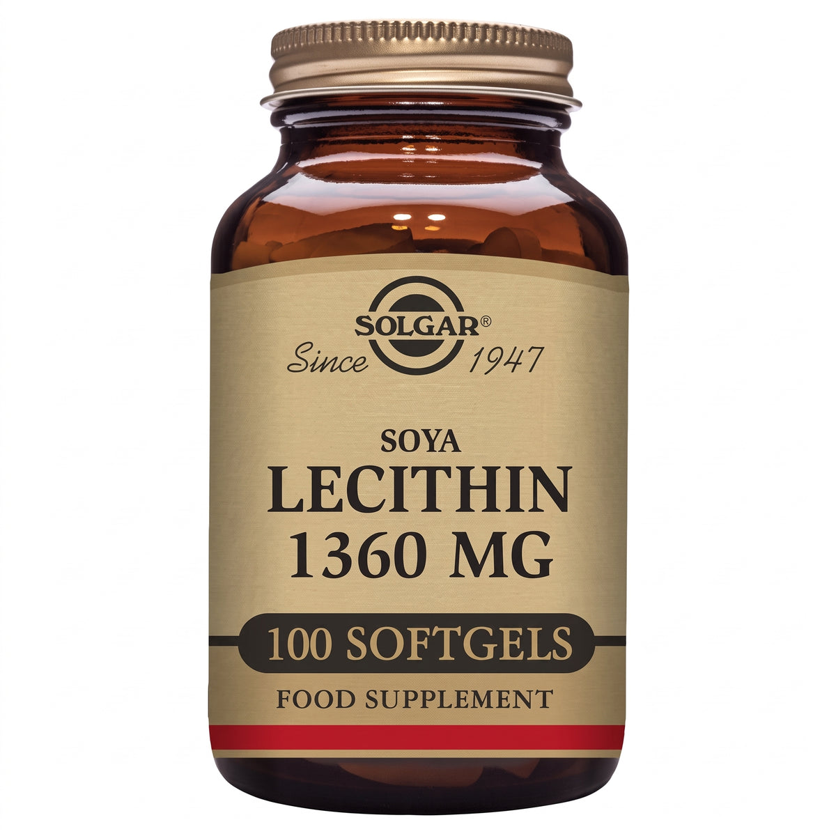 Solgar Soya Lecithin 1360Mg 100 Softgels