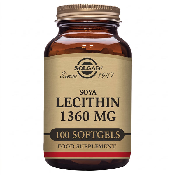 Solgar Soya Lecithin 1360Mg 100 Softgels