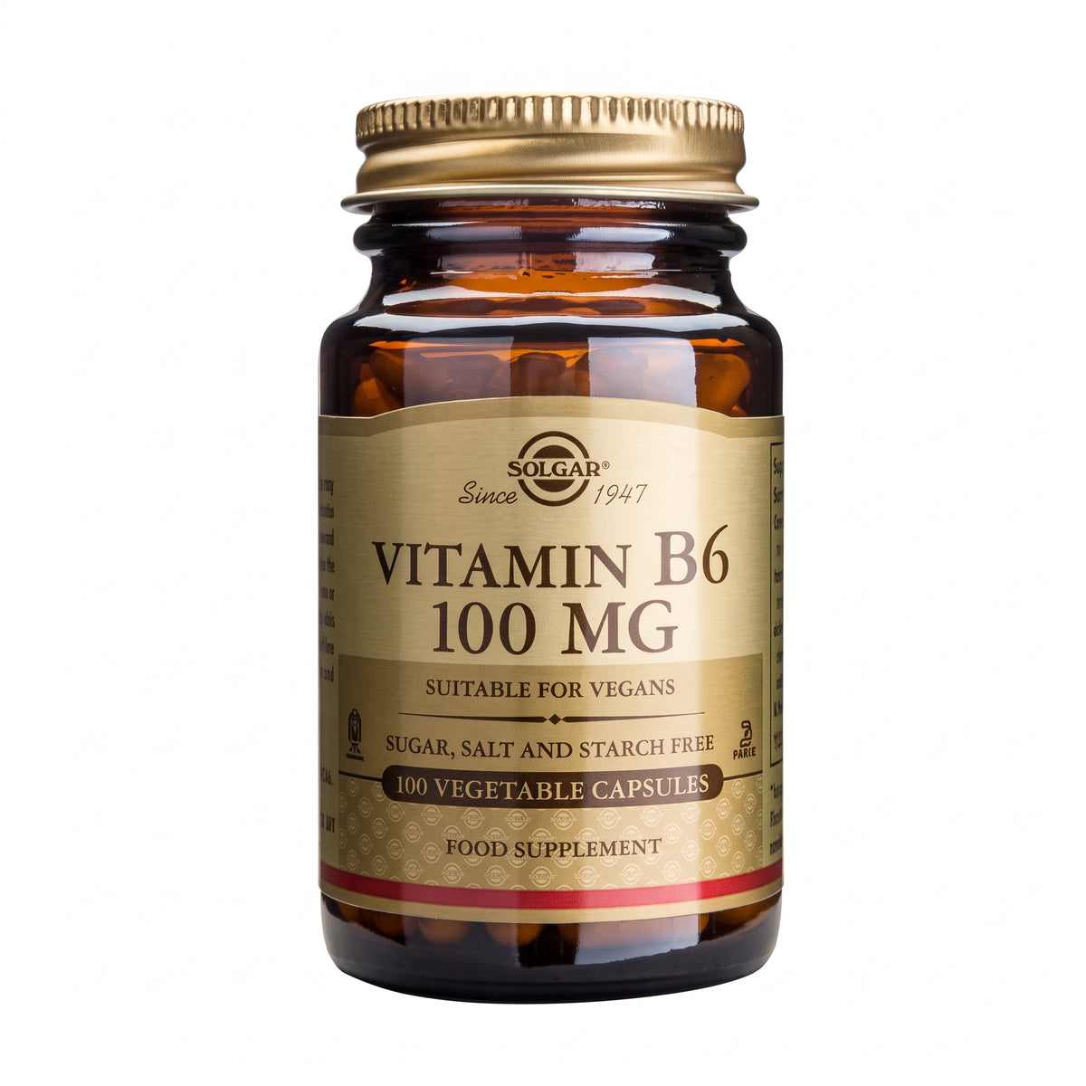 Solgar Vitamin B6 Vegetable Capsules 100Mg
