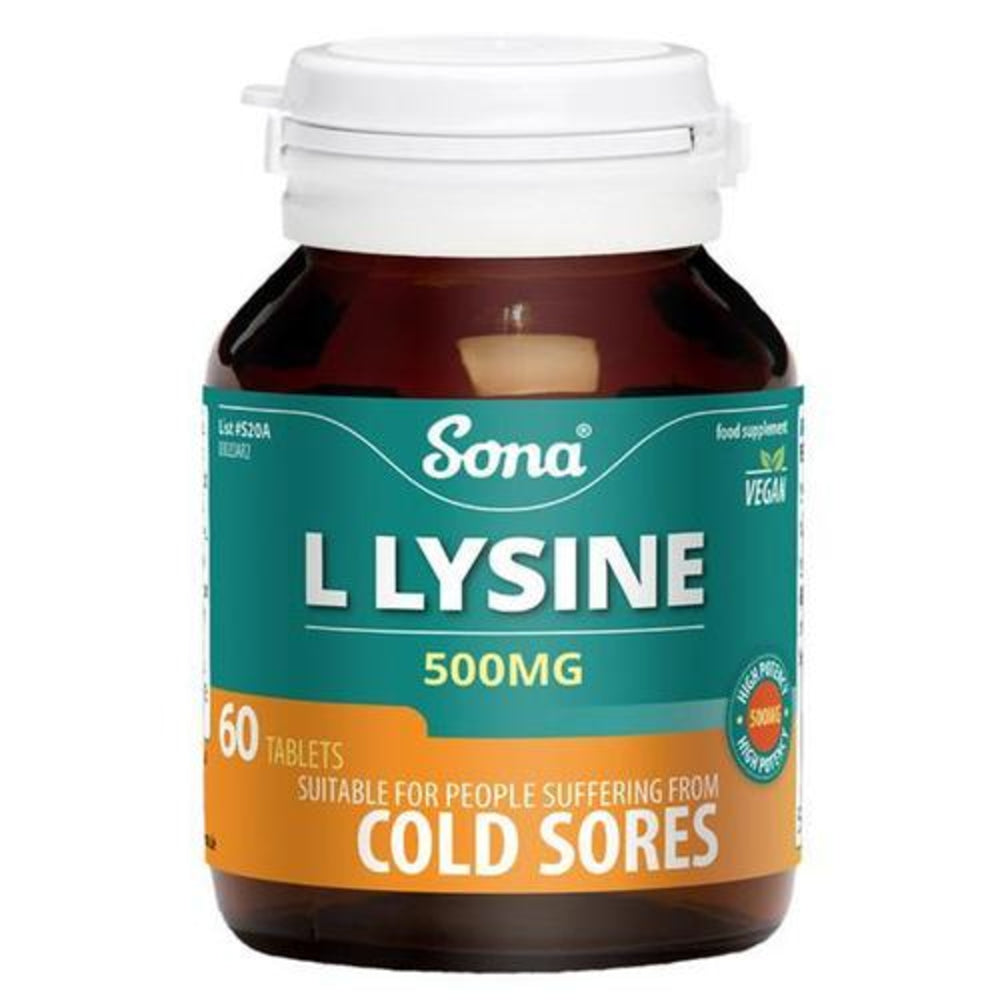 Sona L-Lysine Tabs 500Mg 60Pk