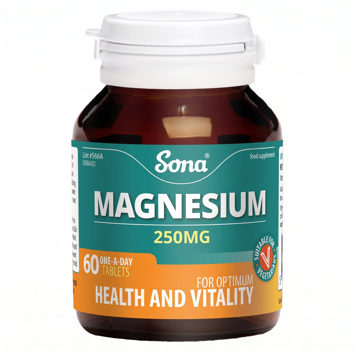 Sona Magnesium 250Mg 60Pk