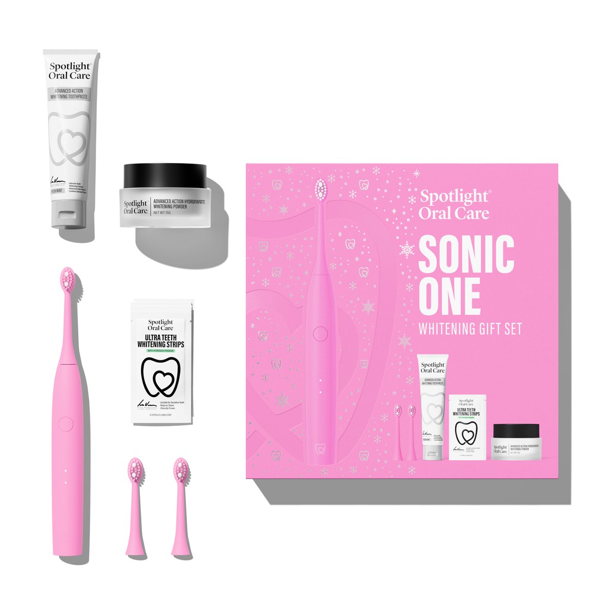 Sonic One Whitening Gift Set (pink)