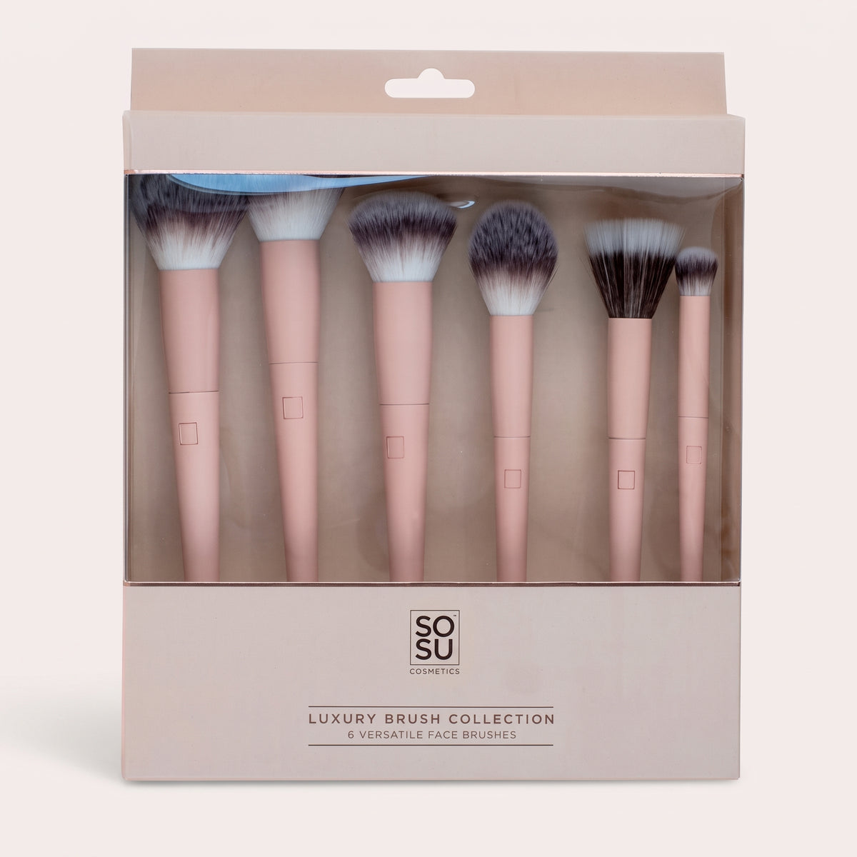Sosu 6Pce Nude Premium Brush Collection Face Set