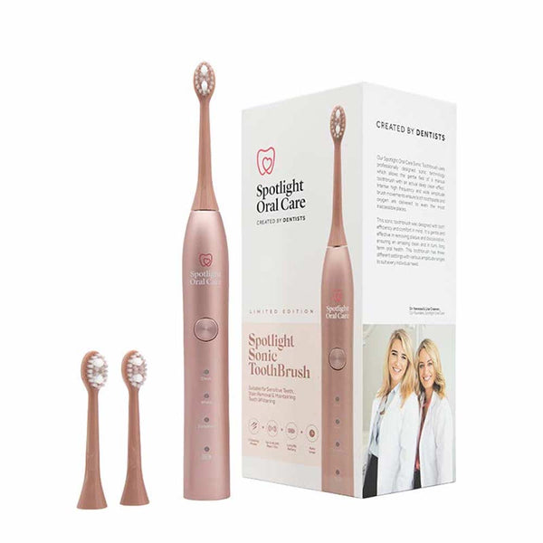 Spotlight Oral Care Rose Gold Sonic Toothbrush