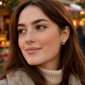 Star Christmas Tree Stud Earrings