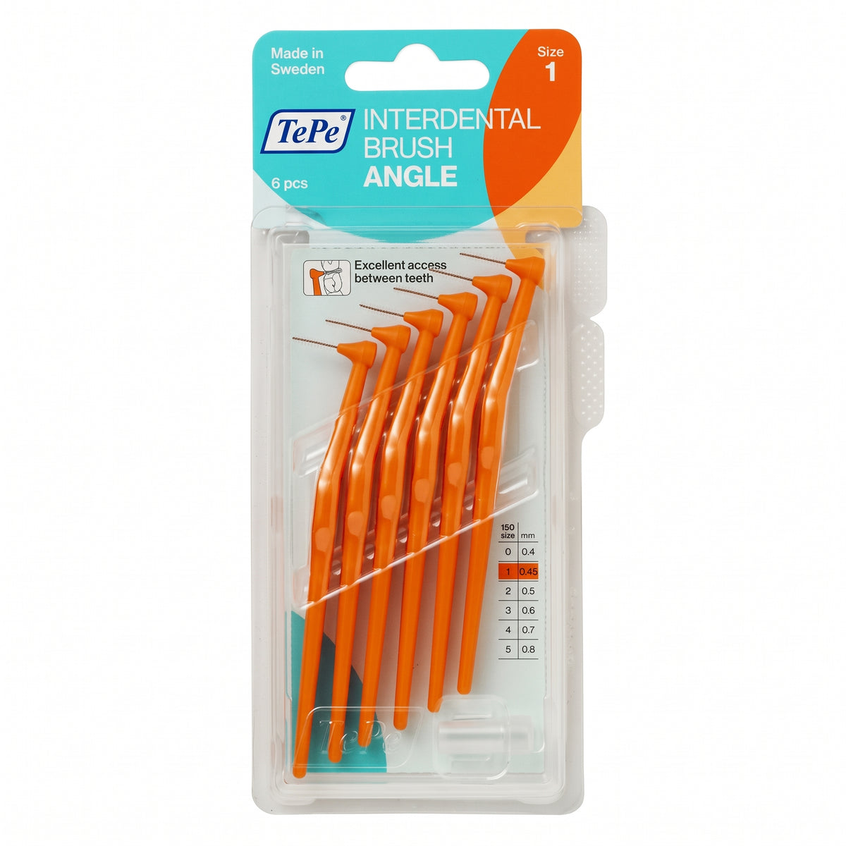 Tepe Interdental Brush Fine 0.45Mm Oran 1
