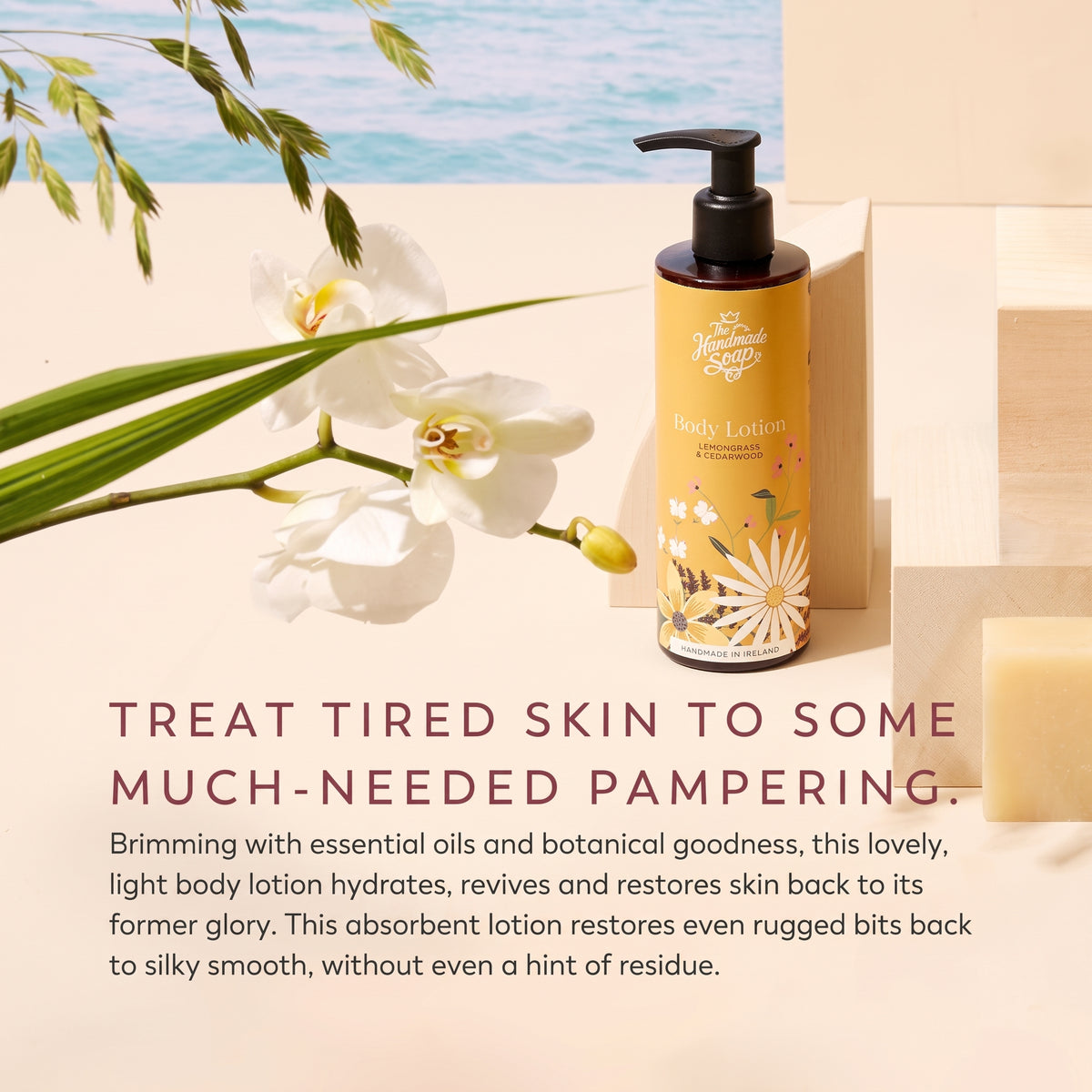 The Handmade Soap Company Lemongrass & Cedarwood Body Lotion 250Ml